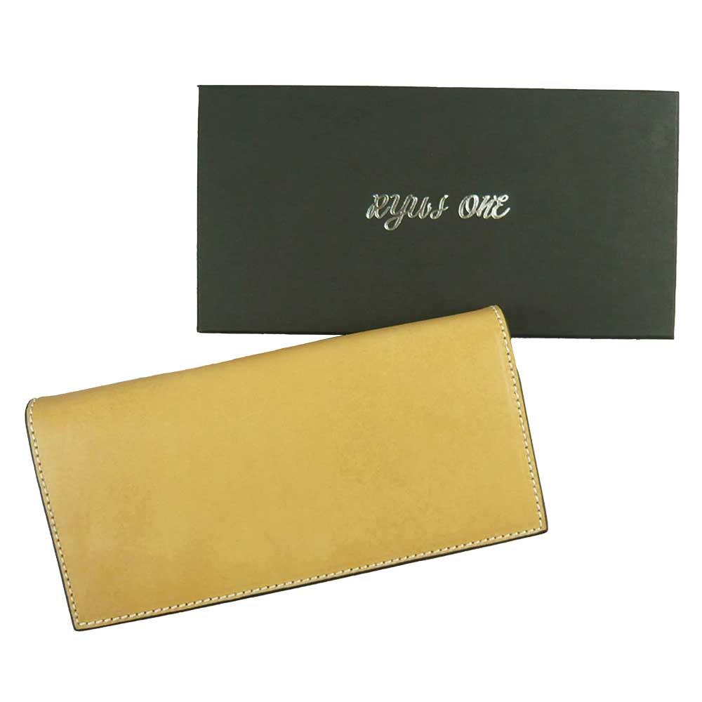 乐天商城 - 【ポイント10倍】服部 RYU'S ONE リューズワン IN ヌメ革 カブセ ロングウォレット 長財布 ネイビー レザー 本革 15-4064-NV