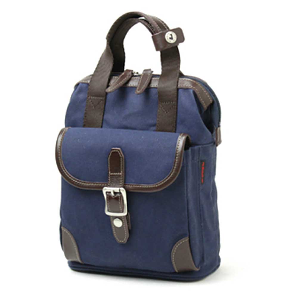 乐天商城 - 衣川産業 Stitch-on ステッチオン 縦型 ショルダーバッグ ハンドル付 口金式 ダレス式 日本製 ネイビー 5217760