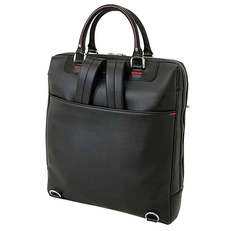 Detailsbymonosapiens楽天市場支店の【ポイント10倍】ウノフク BAGGEX KURENAI バジェックス クレナイ ビジネスバッグ バックパック リュック B4 ブラック 13-1078-10｜アングル3