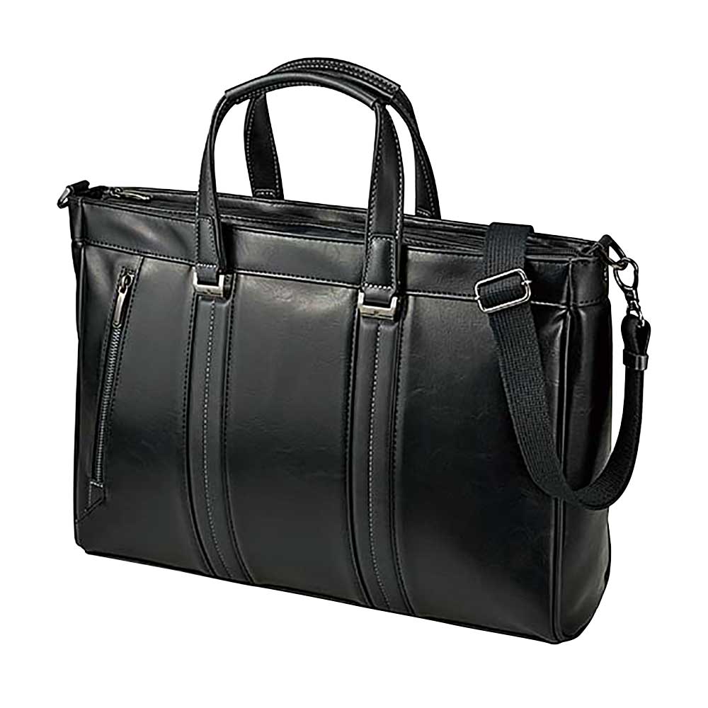 ■バリエーションブラックキャメルネイビーBAGGEXバジェックスアンティーク調の合成皮革は、本革のような柔らかさと手触り感が特徴。高級感漂うBX刻印入りの金属製のハンドル座が際立つビジネスバッグ。兵庫県豊岡に社を構えるウノフクは、機能性、耐久性に優れたビジネスバッグを中心に、様々なバッグを手ごろな価格で提供するカバンメーカー。豊岡はかつてより伝統的な旅行用鞄“柳行李（やなぎこおり）”の産地として名を馳せ、現代においても日本一の鞄の産地として注目を集める土地。その豊岡で大正10年に創業されたウノフクは、こだわりをもって末永く愛用されるバッグを作り続けている。【寸法】約W41×H29×D10cm【重量】約980g【素材】本体：合成皮革、付属：合成皮革、牛革（ハンドル握り部分）ウノフク BAGGEX バジェックス バッグ 鞄 かばん トート トートバッグ ショルダー ショルダーバッグ 手提げ 肩掛け 斜め掛け 斜めがけ 黒 無地 シンプル カジュアル 町歩き きれいめ カジュアル タウンユース タウン ユニセックス メンズ レディース 男性 女性 人気BAGGEX バジェックス をもっと見る ＞新着アイテム・ポイントアップ情報 [TOP] ＞掲載中の商品はメーカー発注商品を含んでおります。お申し込みの商品が、「生産未定、中止品、メーカー在庫切れ」等で入荷予定がない際にキャンセルとさせていただく場合もございます。あらかじめご了承ください。