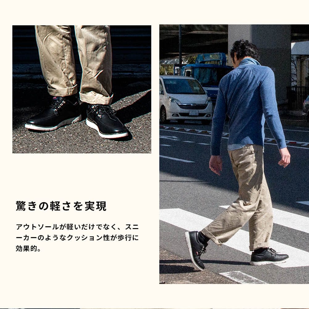 ビジネスシューズメンズスニーカーシューズコンフォート軽量通勤靴エドウインEDWINEDM841ビジカジくつ父の日ソール