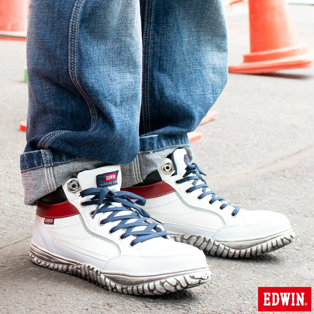 EDWINエドウィンesm102安全靴作業靴ハイカットおしゃれかっこいいスニーカー