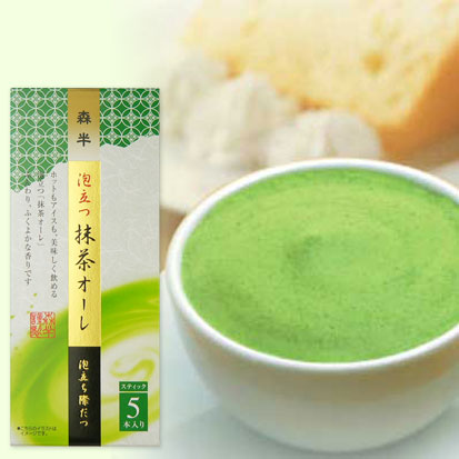 泡立つ抹茶オーレ　スティック5本