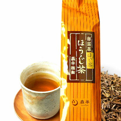 楽天抹茶スイーツお茶　京都宇治・森半ほうじ茶　200g袋入り　［香ばしい香りと、すっきりした味わいの焙じ茶です] ほうじ茶 茶葉 200g 袋入り 緑茶 お茶 高級 日本茶 専門店 お取り寄せ 京都 お土産 老舗お茶屋 森半 共栄製茶 ギフト プレゼント 茶 ほうじ茶 ご当地 個包装 進物 ご進物