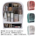 コスメボックス 化粧品 収納 スキンケア収納 壁掛け 蓋つきコスメ収納 収納ケース box 防水 防湿 家庭用 大容量 省スペース バスルーム壁掛け バスルーム...