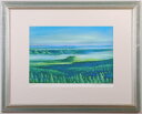 【作家名】石井清【作品名】阿蘇米塚幻想・G 阿蘇 風景画 絵画 パステル画 版画 ジークレー 額付き 国内送料無料