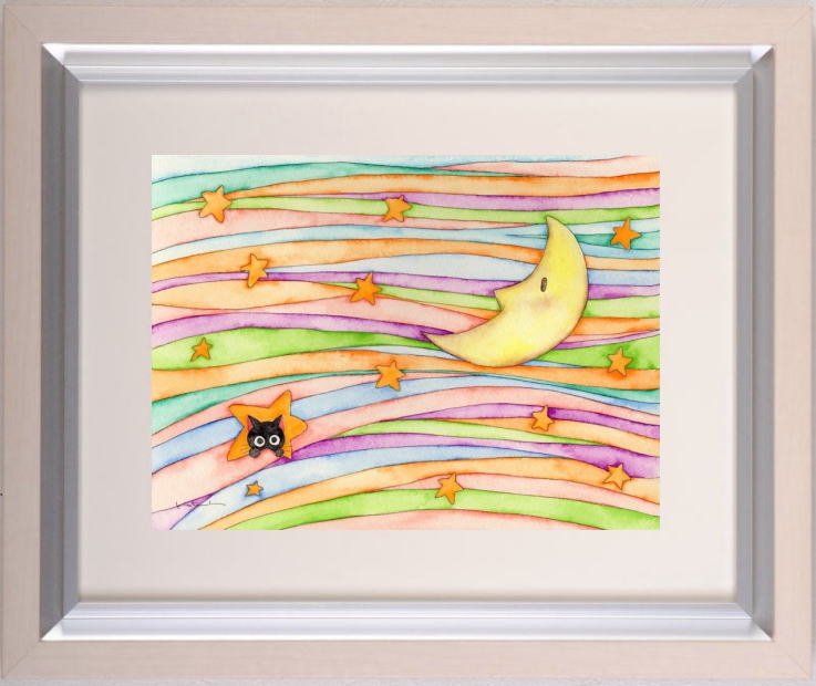 香月和夫 絵画 星宿樹 香月和夫 絵画 星宿樹