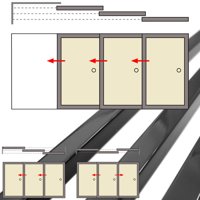 襖枠 ふすまわく 襖縁 ふすまぶち カシュー漆仕上げ 3枚引き 高さ2150mmセット 襖三枚分12本組 【受注生産商品】【返品不可】 国内の自社工場で作られたハイグレードな商品です