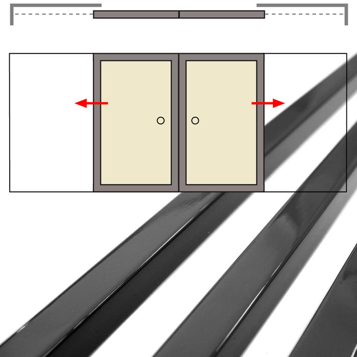 襖枠 ふすまわく 襖縁 ふすまぶち カシュー漆仕上げ 2枚引分け 高さ1950mmセット 襖二枚分8本組 【受注生産商品】【返品不可】 国内の自社工場で作られたハイグレードな商品です ふすまわく国内の自社工場で作られたハイグレードな商品です
