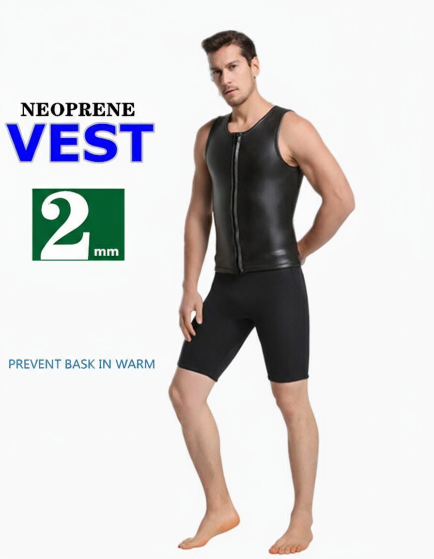 ウェットスーツ メンズ ベスト 2mm サーフィン ダイビングウェットスーツ ネオプレーン 釣り