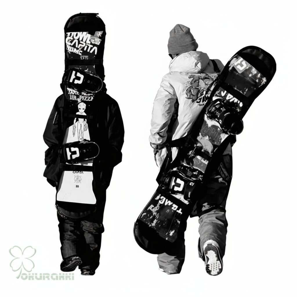 スノーボード ソールカバー スノーボード カバー 3WAY ネオプレーン生地 ソールガード スノーボードスリーブ solecover フリースタイル用