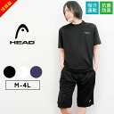【在庫処分】ヘッド tシャツ 半袖 ハーフパンツ ジャージ 上下 セットアップ 大きいサイズ メンズ 大人 男性 M L LL 3L 4L 大人 トップス ボトムス Tスーツ春夏 半袖Tシャツ ブラック ネイビー ホワイト HEAD