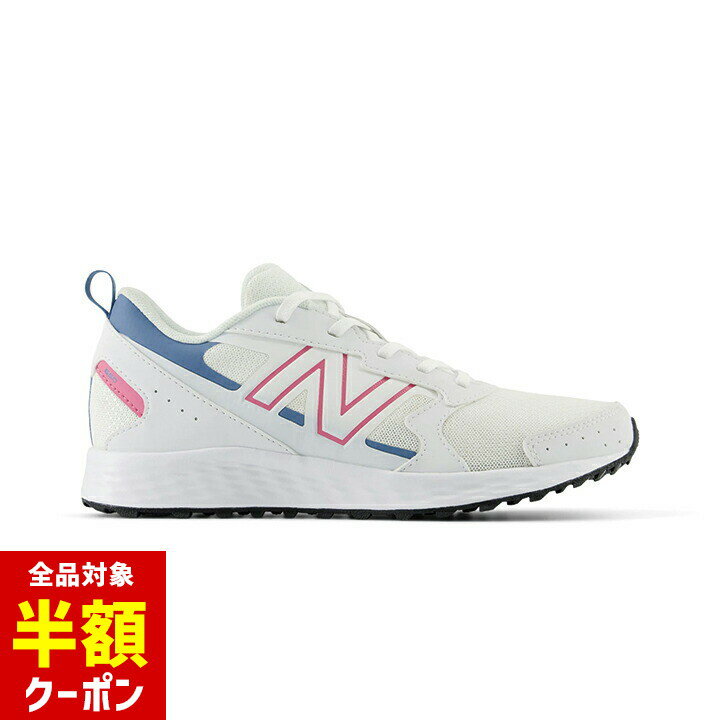 楽天manhattan store【本日 全品半額クーポン/22日迄】ニューバランス スニーカー 3E 幅広 キッズ ジュニア レディース ランニングシューズ 22cm 23cm 24cm 25cm 運動靴 シューズ 通学 通勤 靴 ジム マラソン スポーツ new balance Fresh Foam 650 v1
