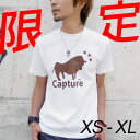 【楽天スーパーSALE50%OFF】おもしろ うし メッセージ Tシャツ オリジナル 限定 メンズ レディース 半袖 ファッション トップス 綿 ロゴ アメカジ カジュアル デザイン 通販 白 ペアルック おしゃれ シンプル プリント 男女兼用 サイズ 服 春 夏 capture