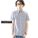 在庫限り シャツ メンズ クールマックス ボタンダウン チェックシャツ C.A.B. CLOTHING キャブクロージング 3色 S M L XLサイズ 【ゆうパケット 不可】 服