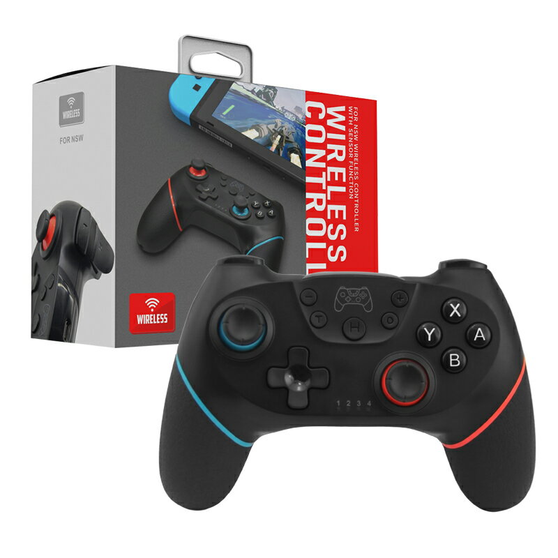 Nintendo Switch コントローラー pro 互換品 ワイヤレス 無線 おすすめ ジャイロセンサー 充電 switchコントローラー 任天堂 スイッチ 対応のサムネイル