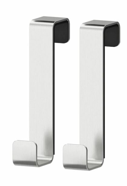 IKEA イケア LILL?NGEN リルオンゲン ハンガー 扉/ドア用 コンパクト ステンレススチール 限られたスペースに最適のサムネイル