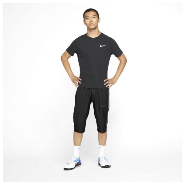 ナイキ メンズ チームウーブン3/4パンツ2.0 CJ7673 011 NIKE TEAM WOVEN 3/4 2.0