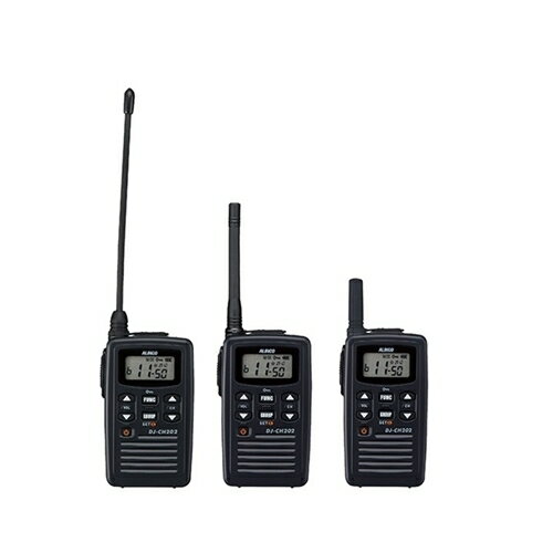 アルインコ DJ-CH202L ロングアンテナ + EME-762MA イヤホンマイクセット トランシーバー 無線機