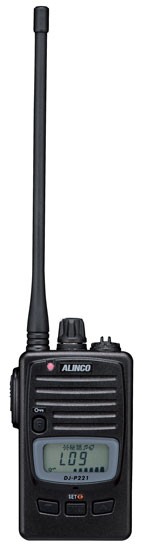 アルインコ DJ-P221LA (×2) ロングアンテナ 特定小電力トランシーバー + NH-23WP (×2) イヤホンマイク