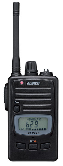 アルインコ DJ-P221MA (×2) ミドルアンテナ 特定小電力トランシーバー + NH-23WP (...