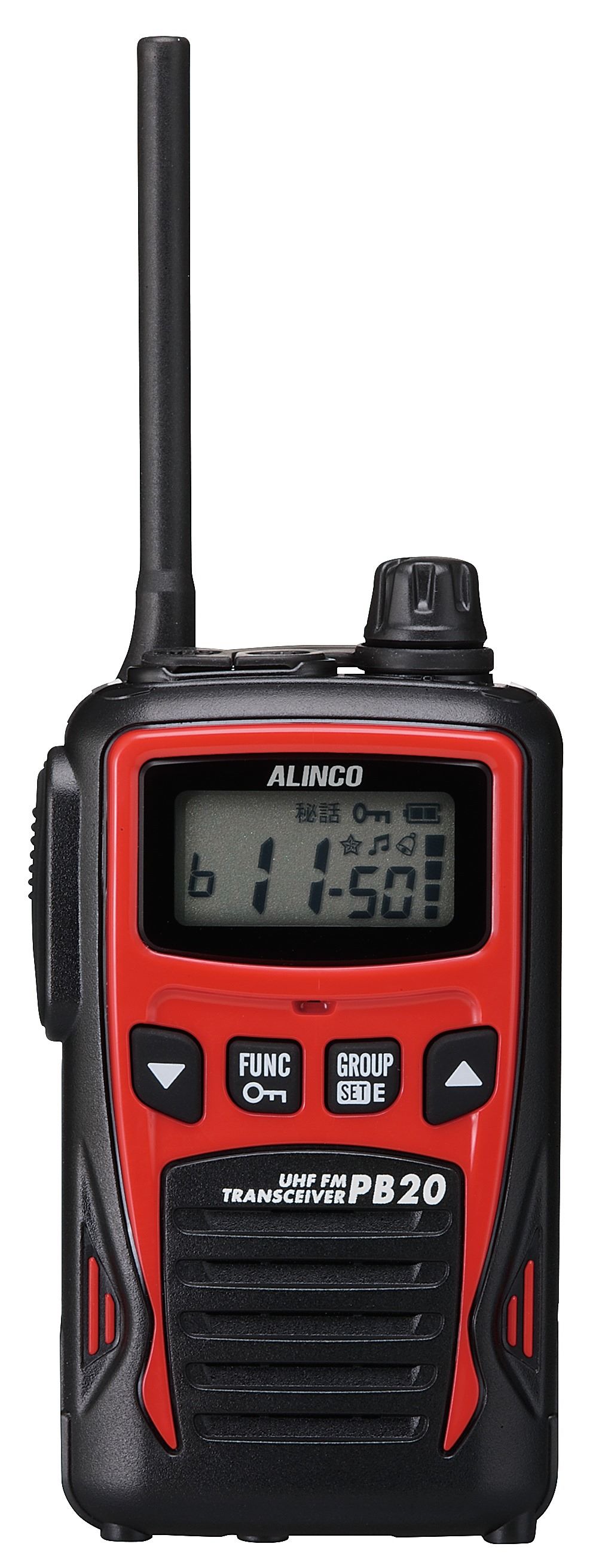 アルインコ DJ-PB20RA レッド 特定小電力トランシーバー + EME7-652MA イヤホンマイク 無線機