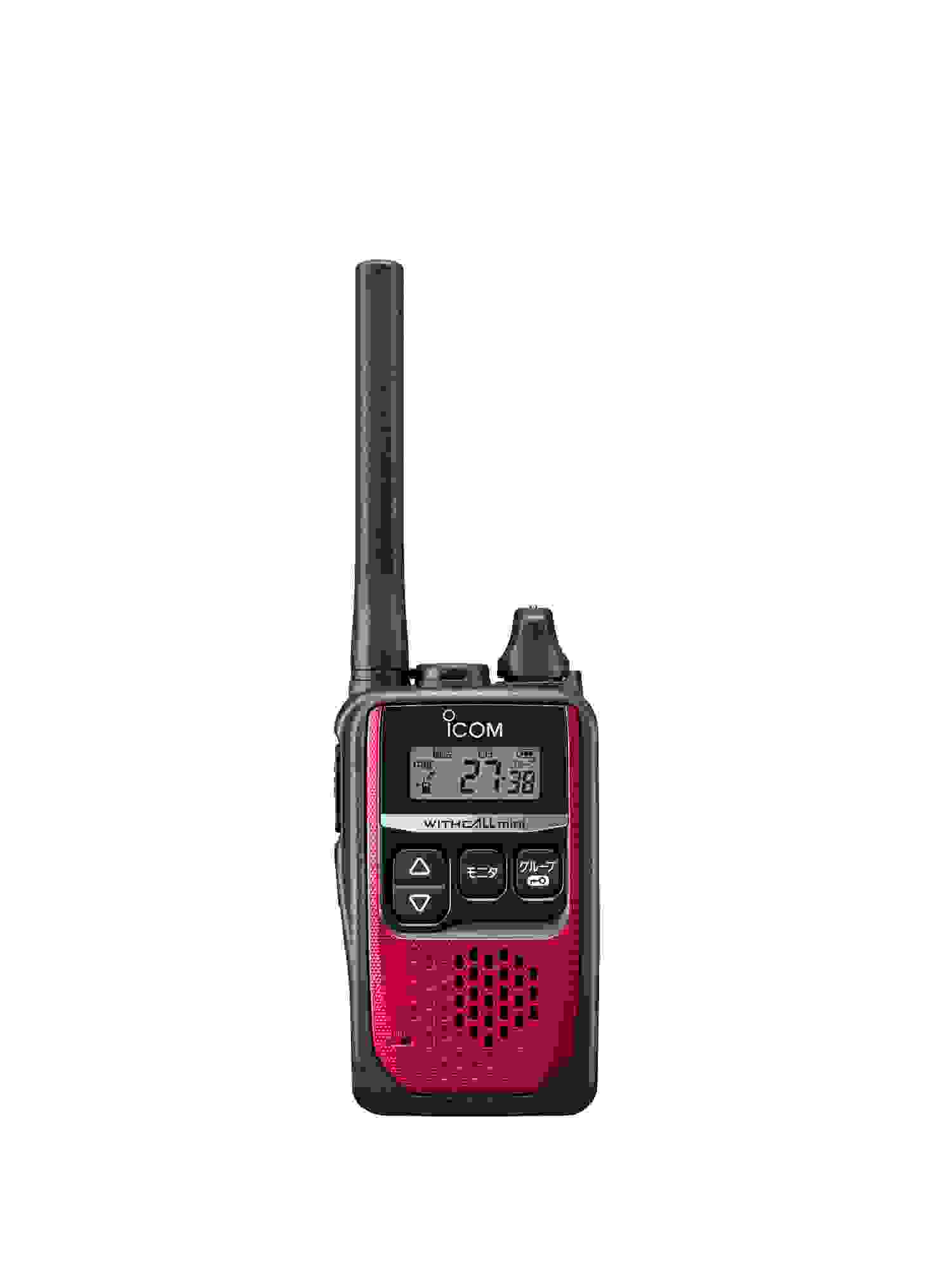 アイコム IC-4310 レッド 特定小電力トランシーバー (×4) + NP-22WP(F.R.C製) イヤホンマイク (×4) セット 無線機