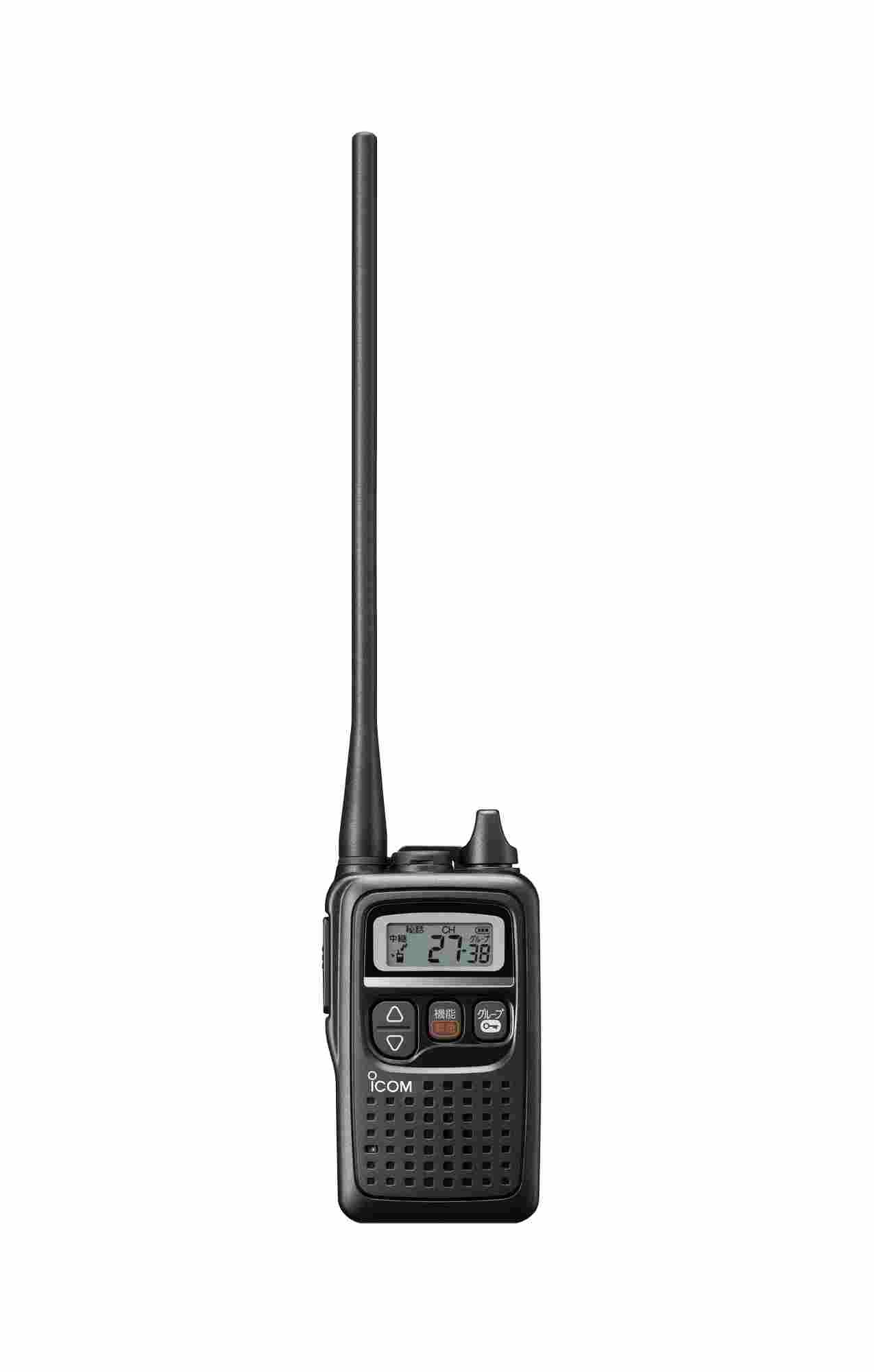 アイコム IC-4350L ロングアンテナ 特定小電力トランシーバー + HM-186PI 小型スピーカーマイクロホン 無線機