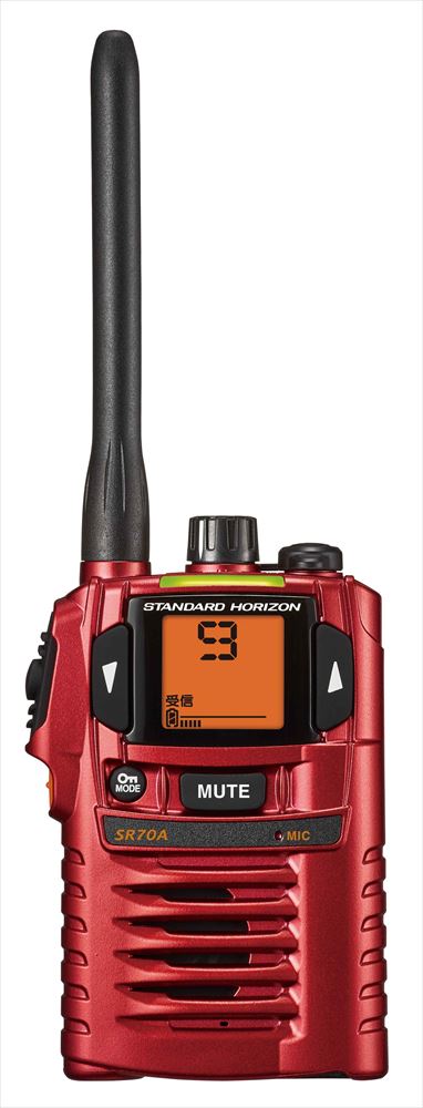 スタンダードホライゾン 八重洲無線 SR-70A レッド 10台セット 特定小電力トランシーバー 無線機 免許不要