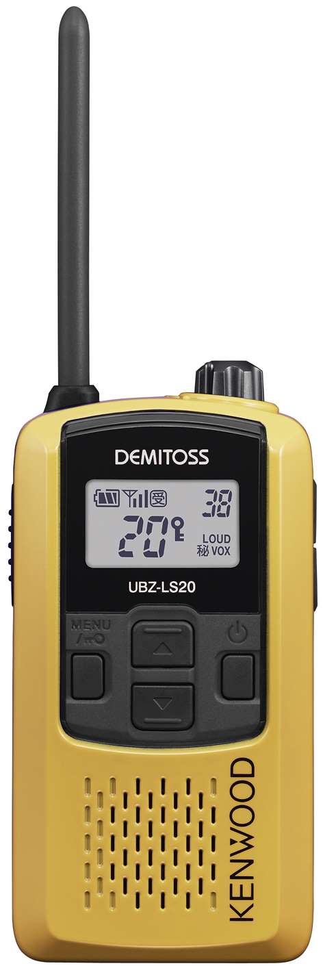 JVCケンウッド UBZ-LS20Y イエロー 特定小電力トランシーバー (×4) + NP-22K(F.R.C製) イヤホンマイク (×4) セット 無線機