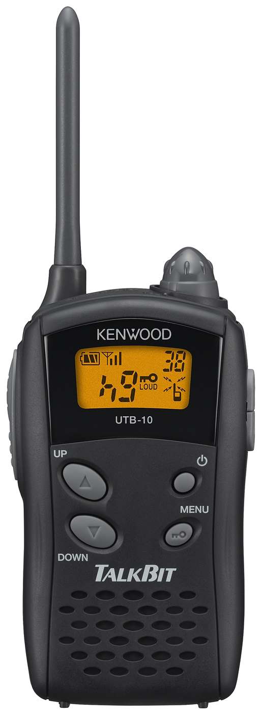 ケンウッド UTB-10 特定小電力トランシーバー (×3) + NP-22K(F.R.C製) イヤホンマイク (×3) セット 無線3