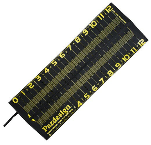 パズデザイン プロテクトメジャー120 ワイド ブラックイエロー PAC-376