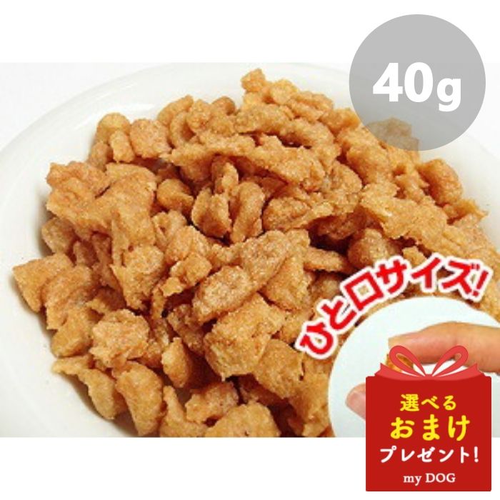 プライムケイズ 無薬鶏 チキンビッツ 40g おやつ ドッグフード キャットフード 犬用 猫用