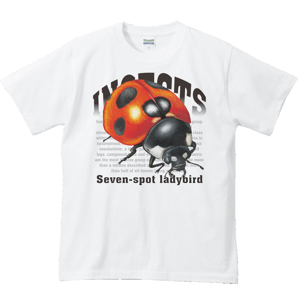 Rakuten - ナナホシ テントウ（昆虫シリーズ）／半袖Tシャツ