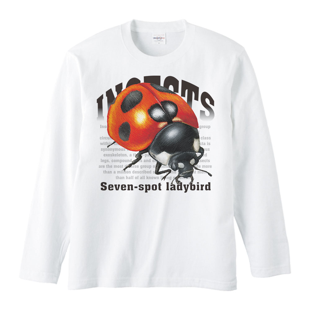 Rakuten - ナナホシ テントウ（昆虫シリーズ）／長袖Tシャツ