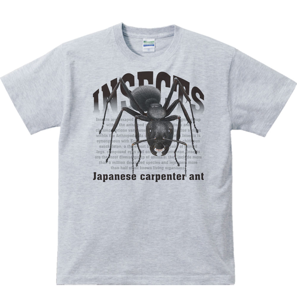 クロオオ アリ（昆虫シリーズ）／半袖Tシャツのサムネイル