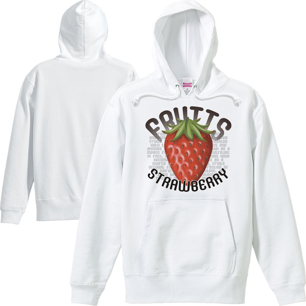 苺（イチゴ）果物シリーズ／パーカー