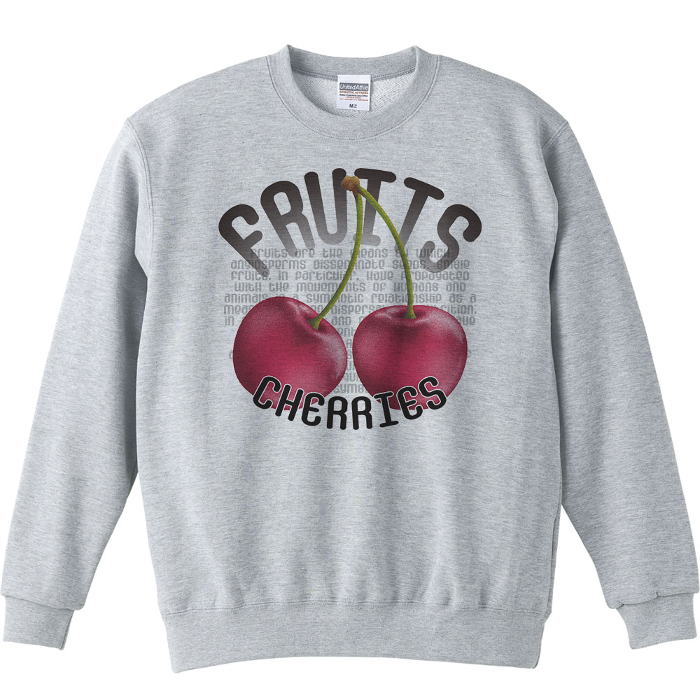 サクランボ（果物シリーズ）／トレーナー