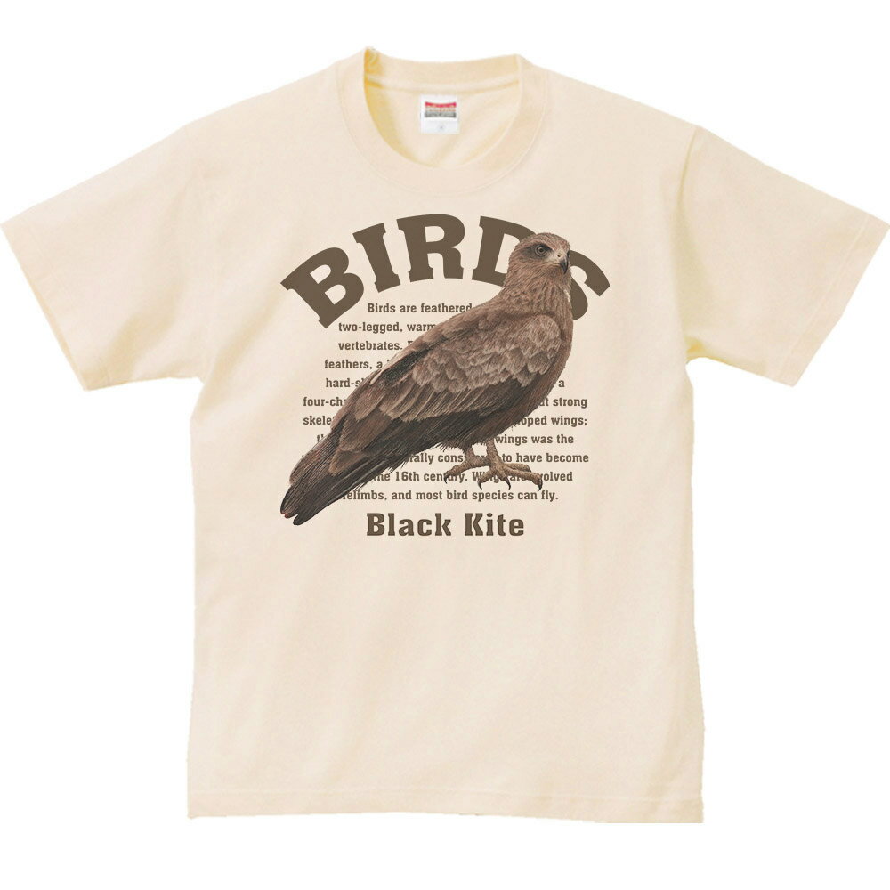 トビ（鳶）鳥シリーズ／半袖Tシャツ