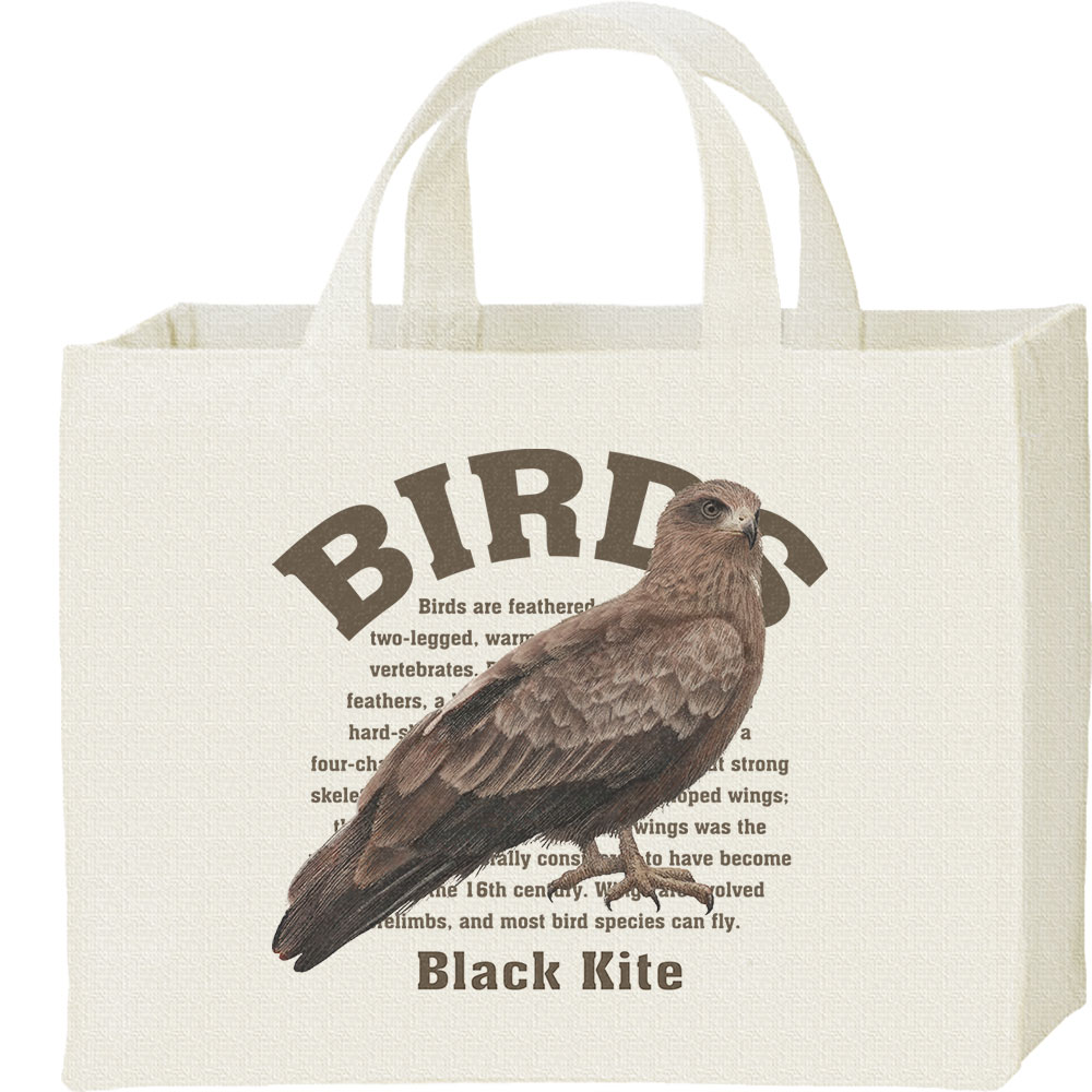 Rakuten - トビ（鳶）鳥シリーズ／キャンバスバッグ・スクエア
