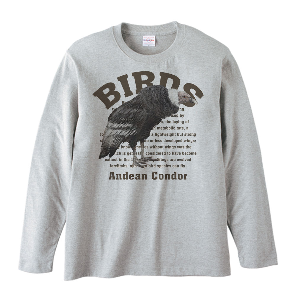 Rakuten - アンデス コンドル（鳥シリーズ）／長袖Tシャツ