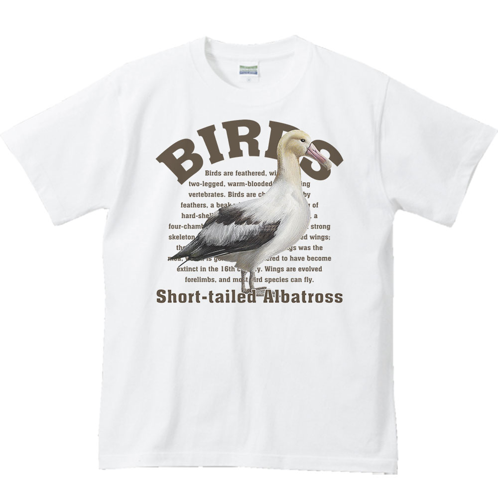 アホウドリ（鳥シリーズ）／半袖Tシャツ