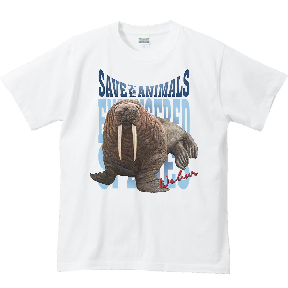 새우치(멸종위기 동물)/반소매 T셔츠