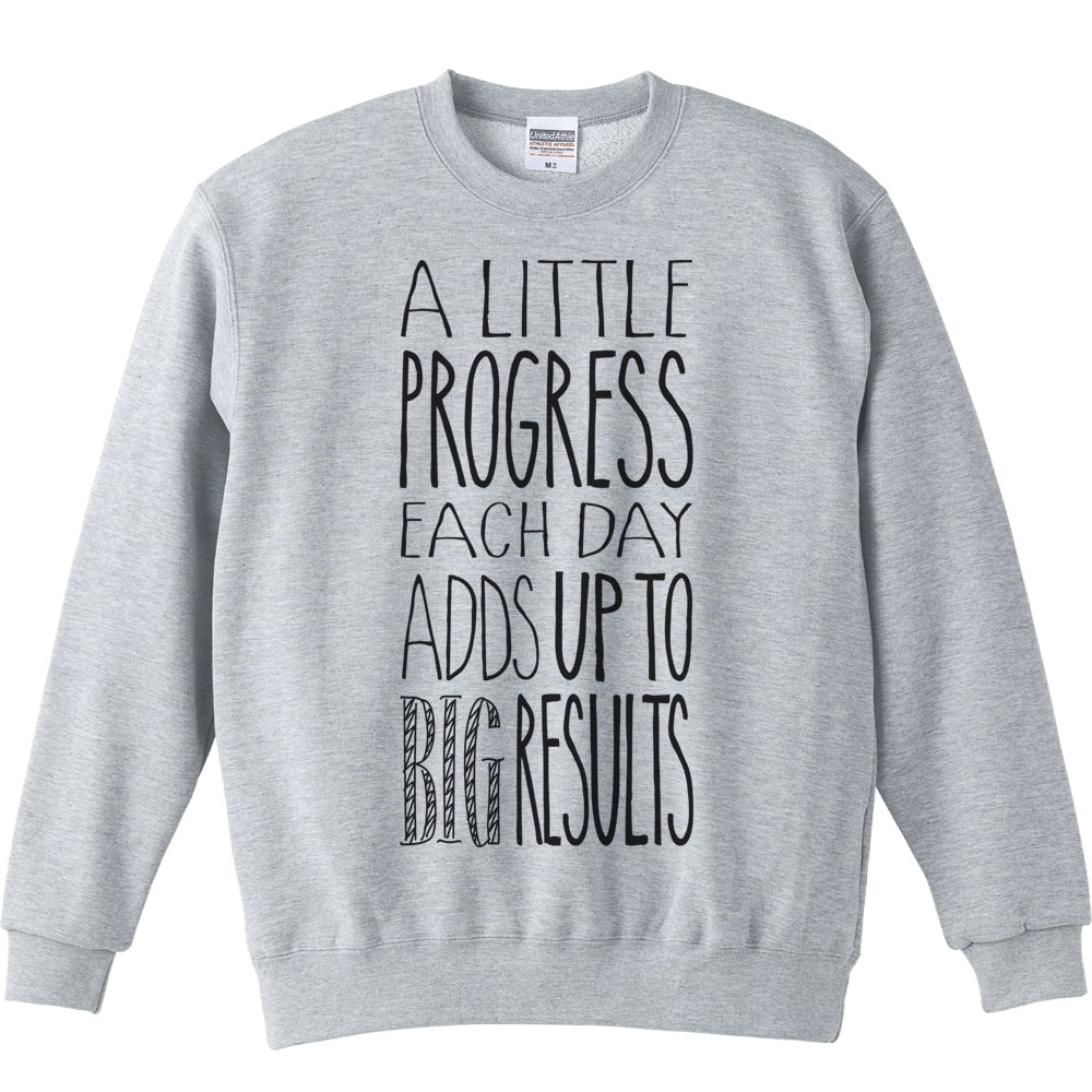 ロゴ（積み重ねが大きな結果になる）＜JamJam＞／トレーナー