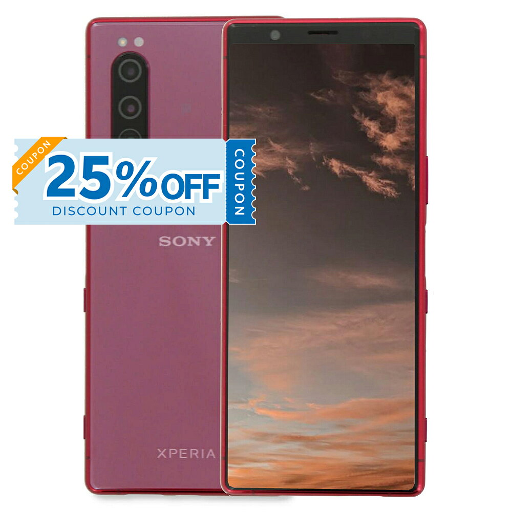 Xperia5 J9260 レッド SIMフリー 楽天市場】xperia 5 j9260（スマートフォン本体｜スマートフォン