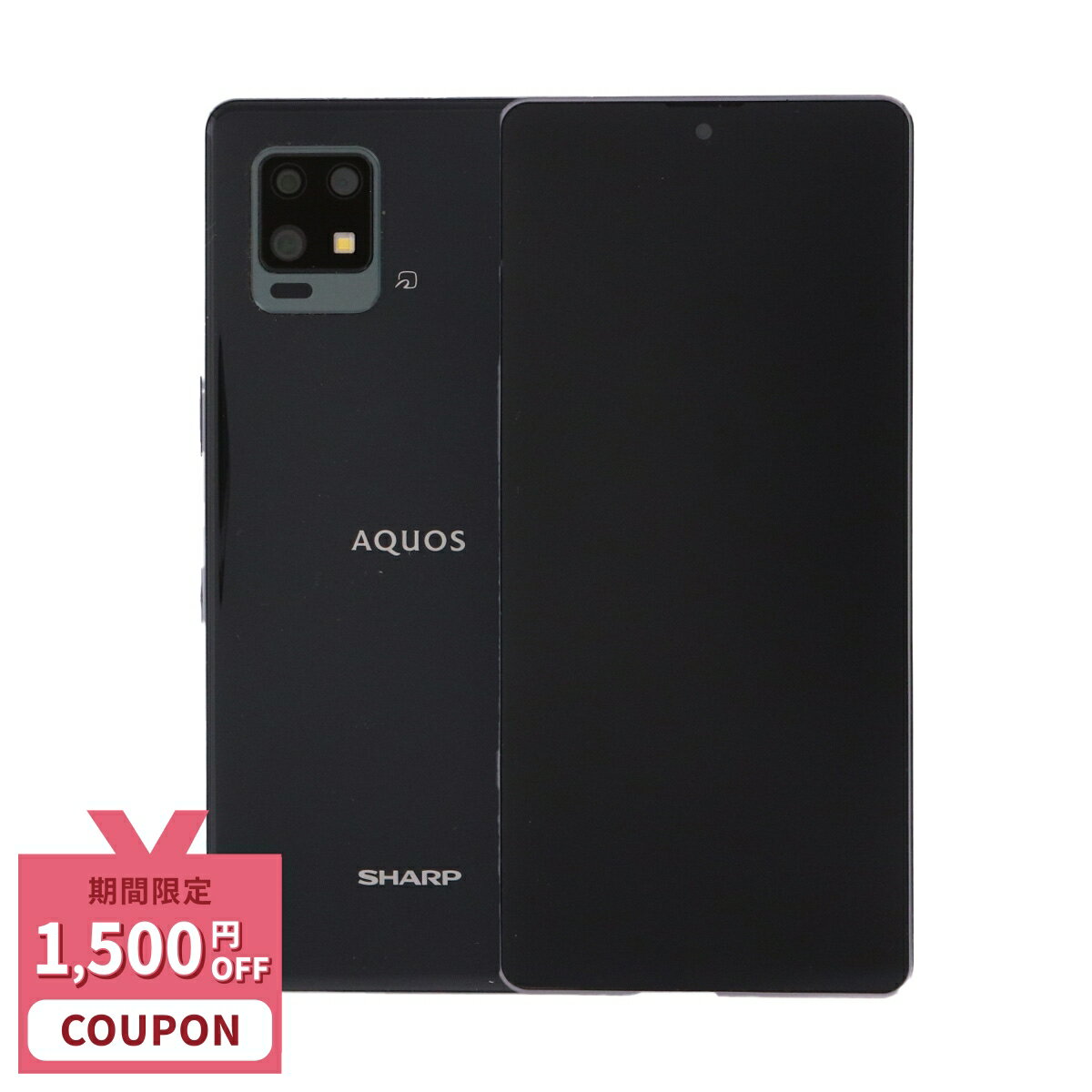 訳あり AQUOS zero6  ブラック  128GB  SIMフリー ムスビー｜訳あり特価 AQUOS zero6 SHG04 ブラック SIMフリー