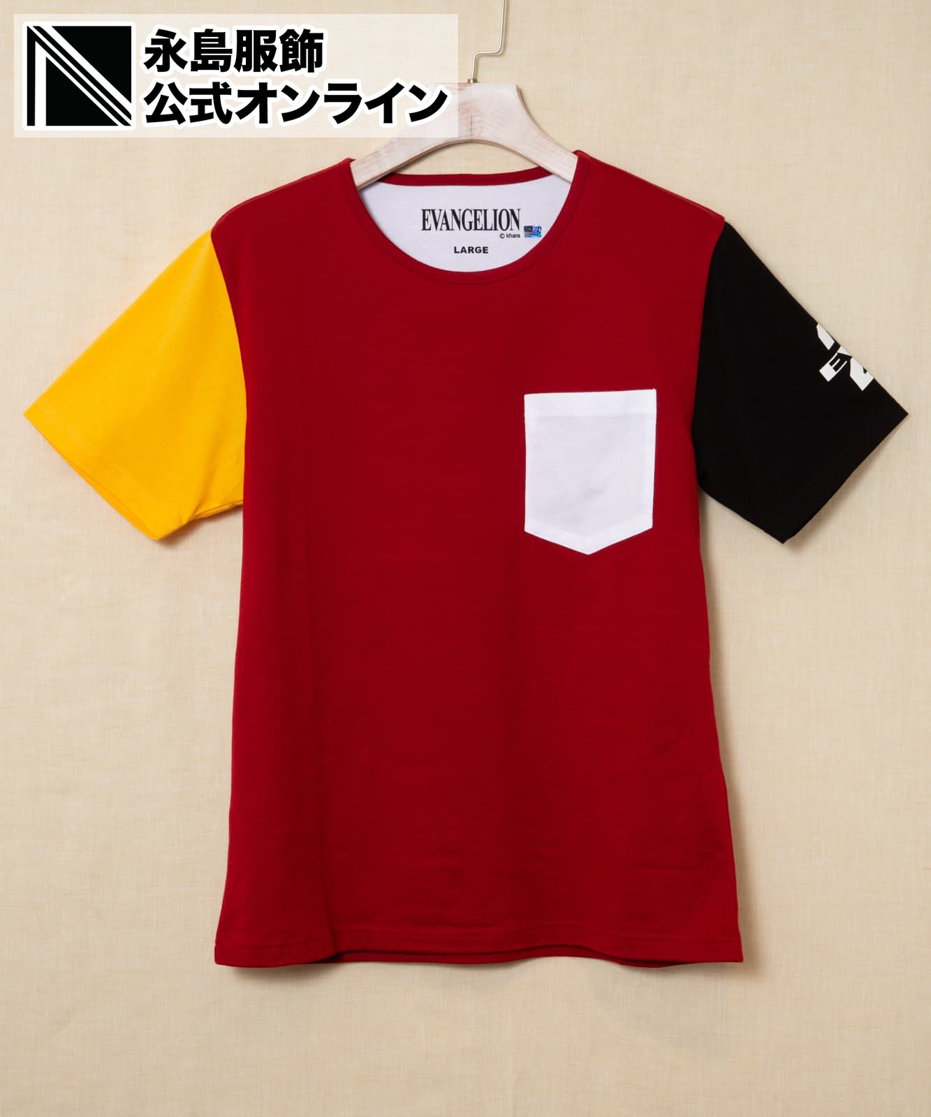 Tシャツ エヴァンゲリオンクレイジーパターンTシャツ