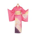 〔訪問着 単衣〕訪問着 レンタル53003bピンク桜暈し着物☆フルセット訪問着レンタル☆〔結婚式〕〔お宮参り〕〔七五三〕【訪問着 レンタル】【訪問着】【往復送料...