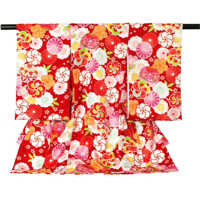 女の子 お宮参り レンタル お宮参り ブランド 女の子 赤手毬刺繍祝着 赤色系 赤ちゃん 産着 女の子 nasuto レンタル【レンタル】【a】