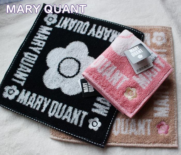 ※在庫分で完売予定【メール便OK】 マリークワント【MARY QUANT】マリクワ　かわいい・タオルハンカチ(20×20cm)　デイジー オシャレで可愛い・プチギフト・プレゼント　女性・子供・レディース　ホワイトデー・誕生日　ハンカチギフト